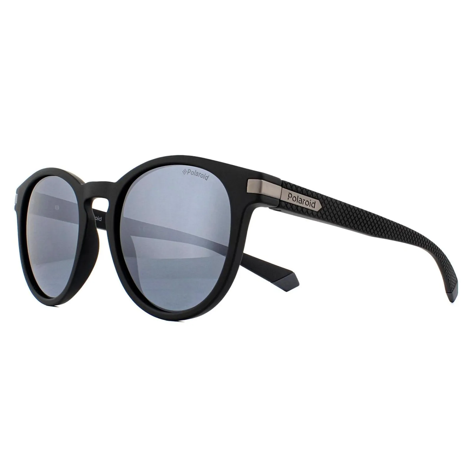 Polaroid Polarised^Sunglasses PLD 2087/S 003 EX Matte Black Silver Mirror Polari