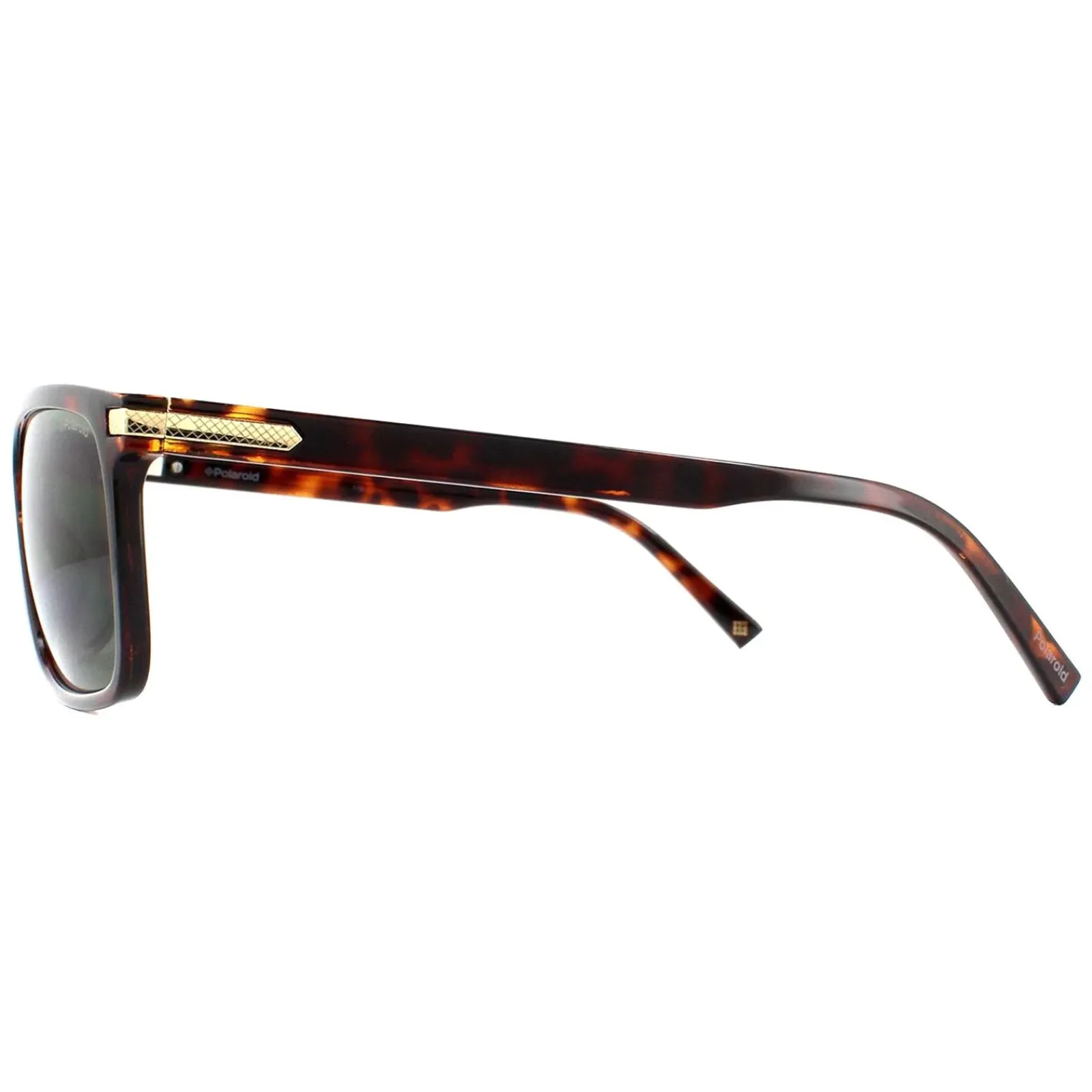 Polaroid Polarised|Rectangle^Sunglasses PLD 2075/S/X 086 UC Dark Havana Green Polarized