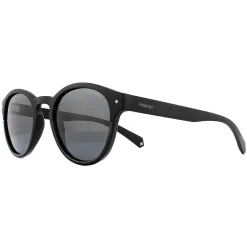 Polaroid Polarised|Round^Sunglasses 6042/S 807 M9 Black Grey Polarized