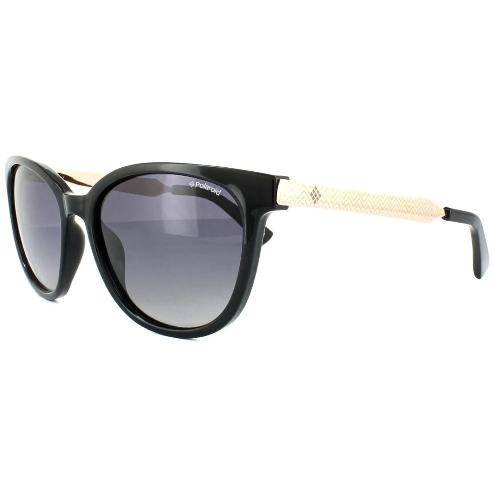 Polaroid Polarised|Cat-Eye^Sunglasses 5015/S BMB IX Black Rose Gold Grey Gradient Polari