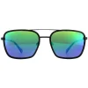 Polaroid Polarised|Aviator^Sunglasses 6115/S RNB FG Black Blue and Green Polarized