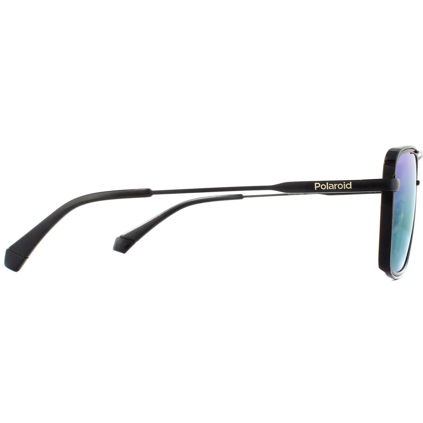 Polaroid Polarised|Aviator^Sunglasses 6115/S RNB FG Black Blue and Green Polarized