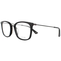 Police Square^Glasses Frames Avenue 3 VPL561 0700 Shiny Black Men