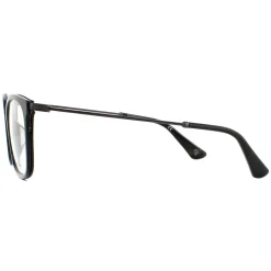 Police Square^Glasses Frames Avenue 3 VPL561 0700 Shiny Black Men