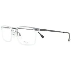 Police Square^Glasses Frames Mettle 3 VPL248 531N Semi Matte Black Men