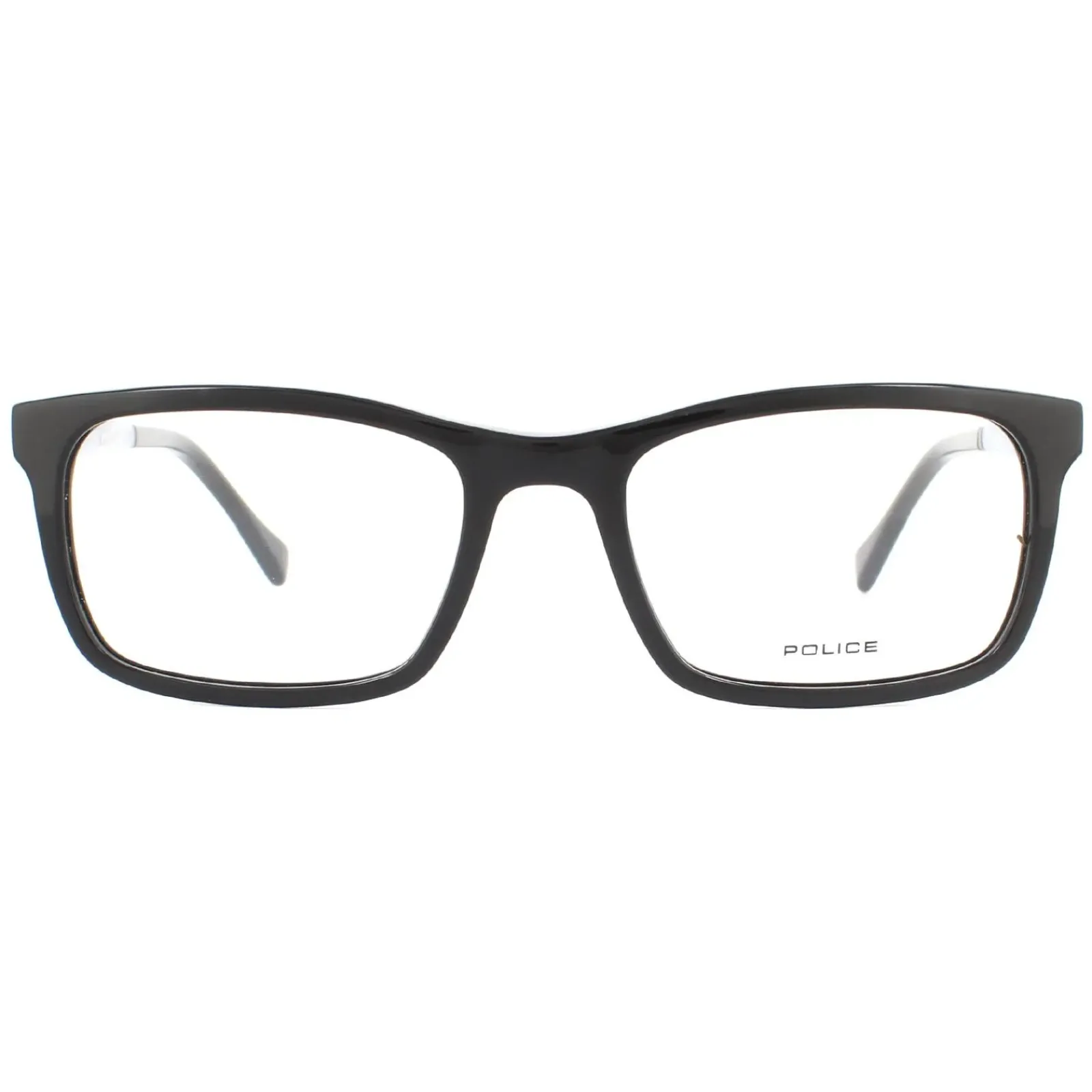 Police Square^Glasses Frames Victory 2 VPL262N 0700 Shiny Black Men