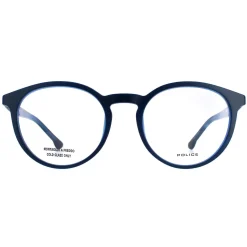 Police Round^Glasses Frames Waka 4 VPL878 0JEB Blue Men