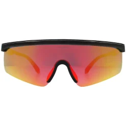 Police Wrap|Police^Sunglasses Lewis 07 SPLA28 6AAY Rubberised Black Red Mirror