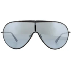Police Shield|Police^Sunglasses Origins 10 SPL964 F39X Ruthenium Smoke Mirror Silver