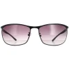 Police Wrap|Police^Sunglasses S8647 0531 Total Semi Matte Black Smoke Gradient