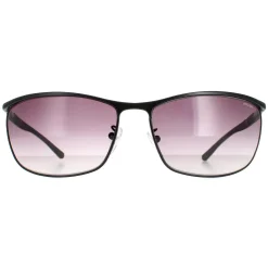 Police Wrap|Police^Sunglasses S8647 0531 Total Semi Matte Black Smoke Gradient
