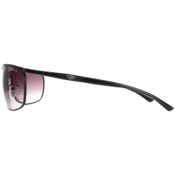 Police Wrap|Police^Sunglasses S8647 0531 Total Semi Matte Black Smoke Gradient
