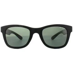 Police Polarised|Rectangle^Sunglasses S1944 Exchange 1 U28P Matt Black Grey Polarized