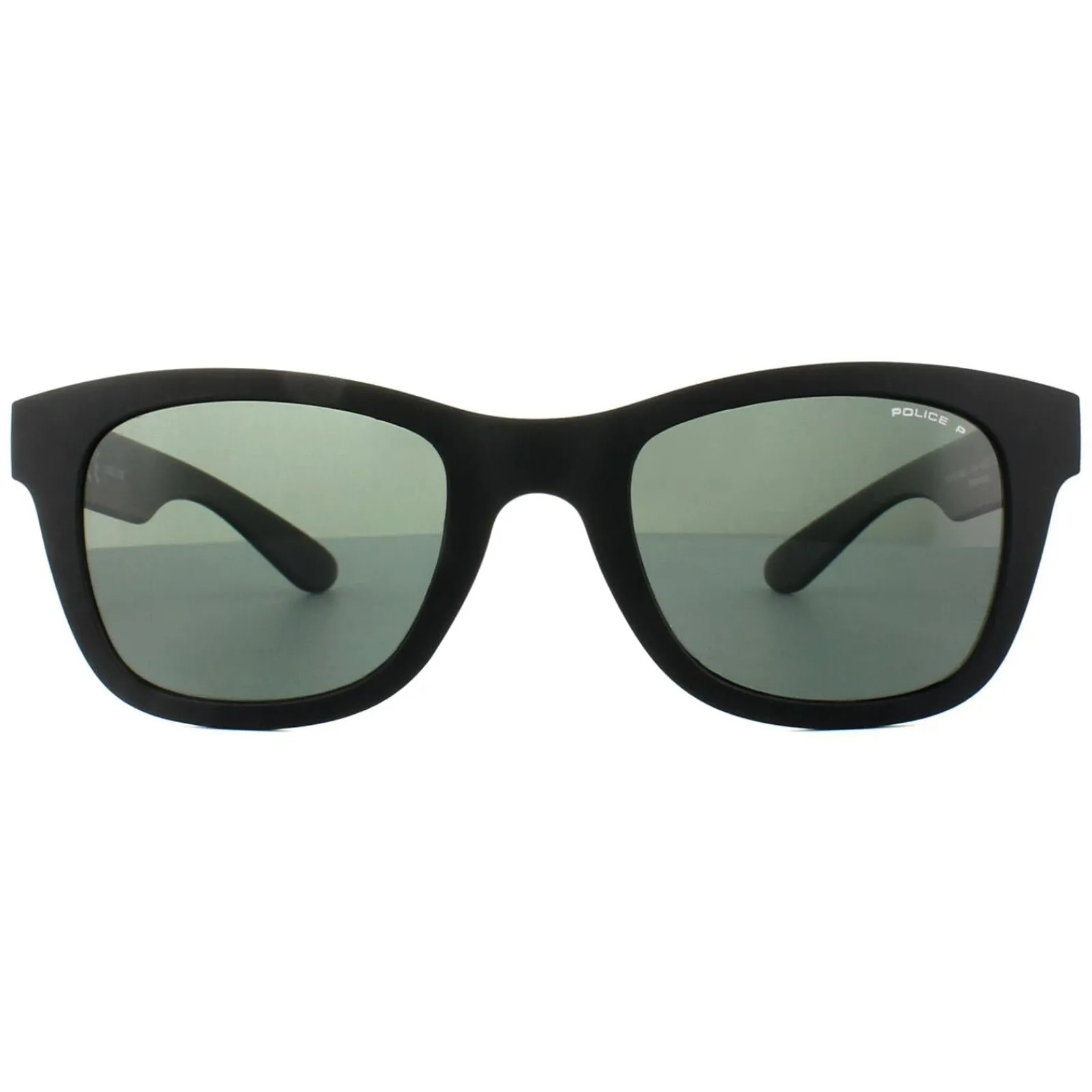 Police Polarised|Rectangle^Sunglasses S1944 Exchange 1 U28P Matt Black Grey Polarized