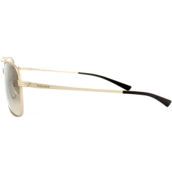 Police Aviator|Police^Sunglasses S8952 Rival 1 648X Polished Gold Brown Gradient
