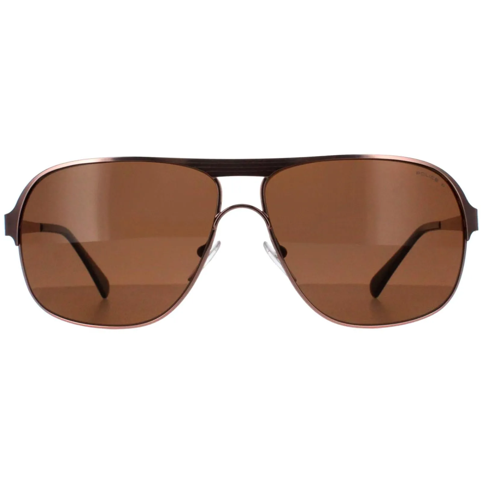 Police Polarised^Sunglasses S8292M A40P Brown Brown Polarized