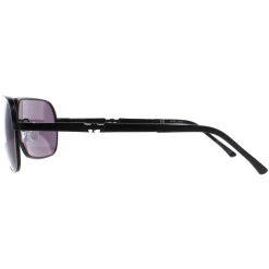 Police Rectangle|Police^Sunglasses S8745N 531F Semi Matte Black Grey
