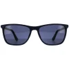 Police Rectangle^Sunglasses SPL972 Axiom 3 0C03 Blue Opaco Blue