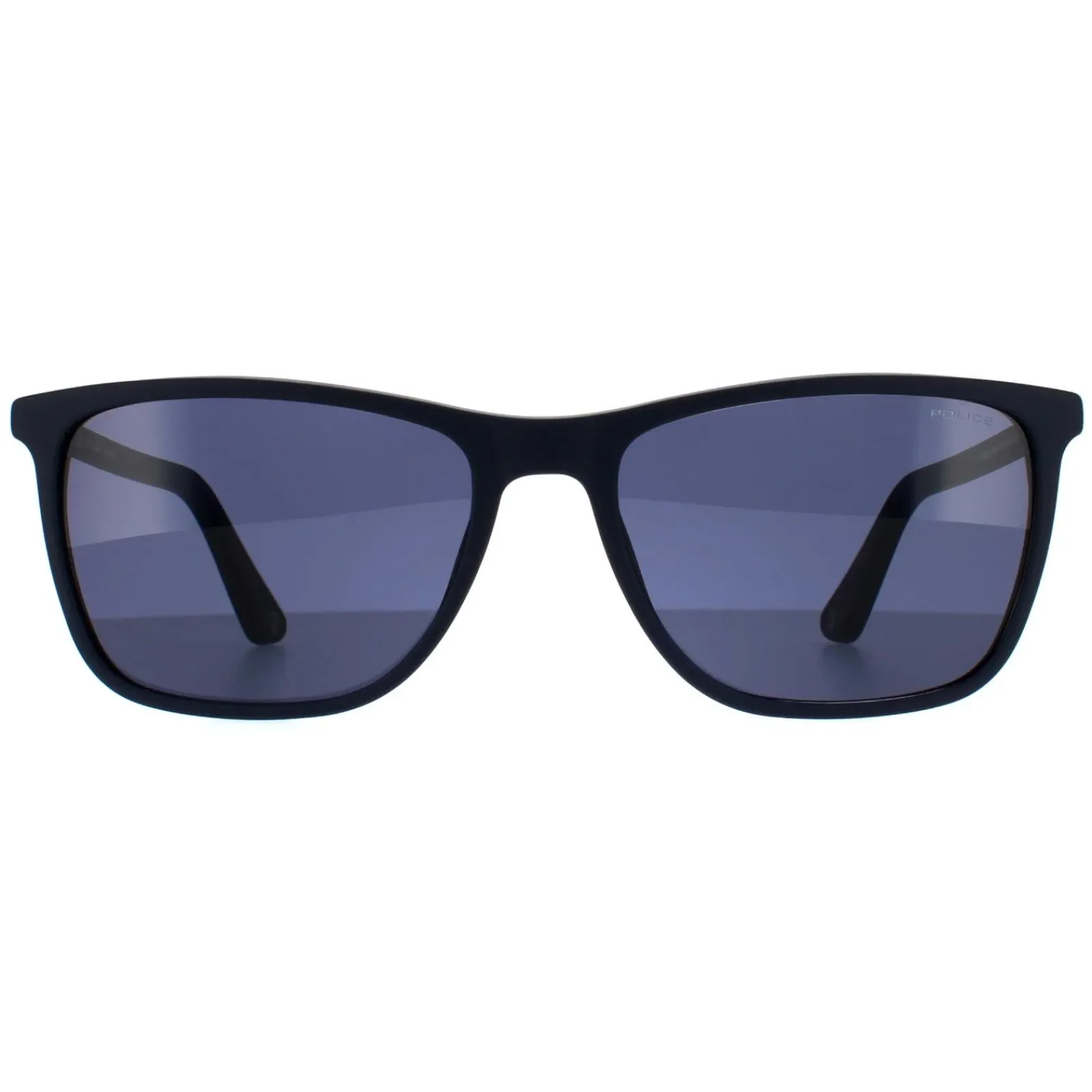 Police Rectangle^Sunglasses SPL972 Axiom 3 0C03 Blue Opaco Blue