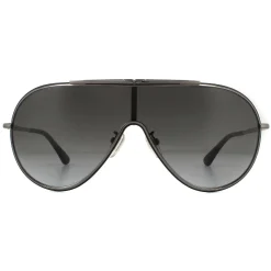 Police Shield|Police^Sunglasses SPL964 Origins 10 0K56 Shiny Gunmetal Smoke Grey Gra