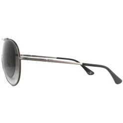 Police Shield|Police^Sunglasses SPL964 Origins 10 0K56 Shiny Gunmetal Smoke Grey Gra