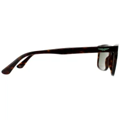 Police Rectangle^Sunglasses SPL998 Origins Lite 4 0722 Shiny Dark Havana Green
