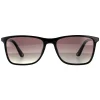 Police Polarised^Sunglasses SPL972 700P Shiny Black Smoke Gradient Polarized