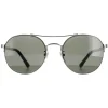 Police Aviator|Police^Sunglasses SPLA24 Lewis 03 0579 Shiny Full Palladium Smoke Grey