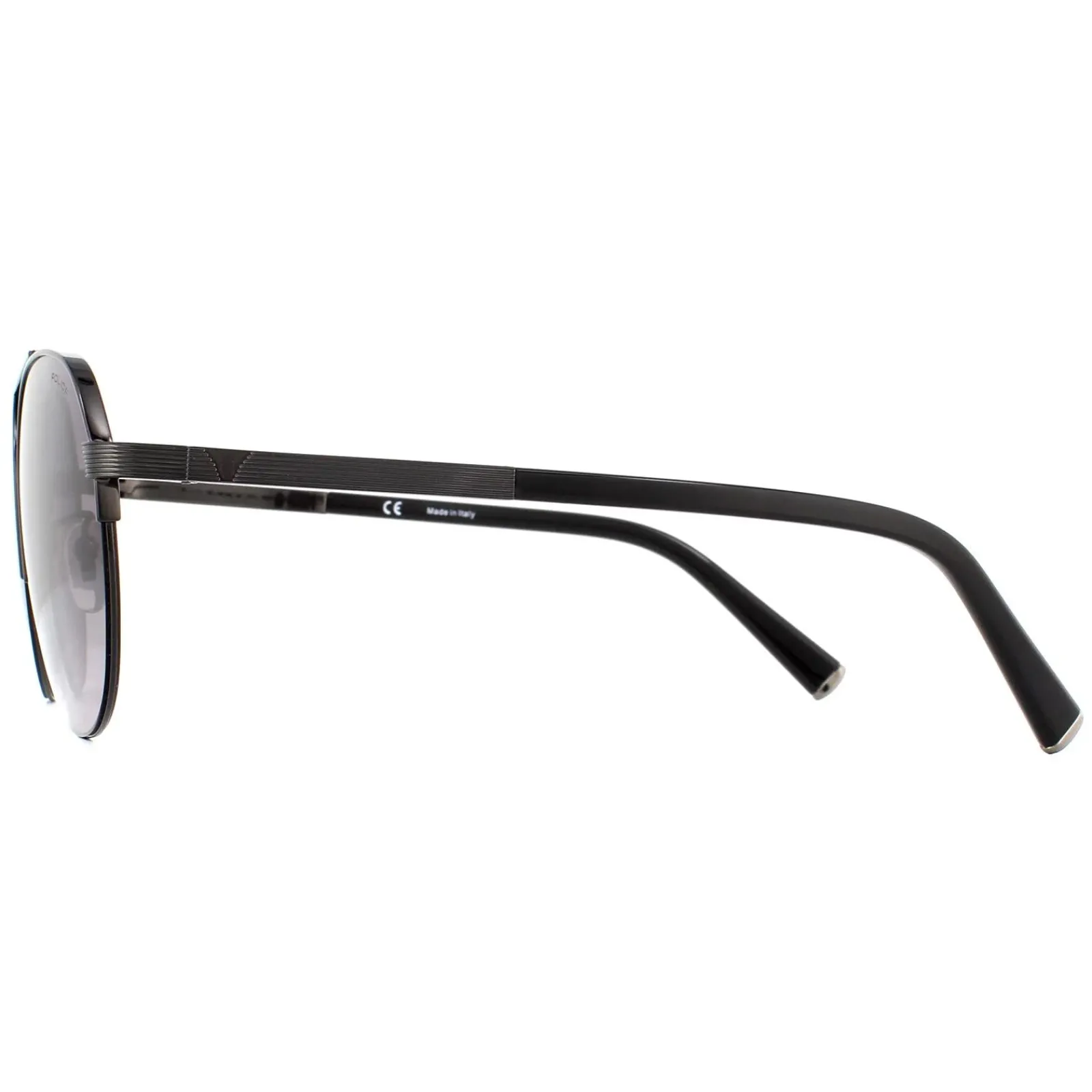 Police Aviator|Police^Sunglasses SPLA24 Lewis 03 0568 Shiny Gunmetal Smoke Gradient