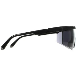 Police Semi Rimless|Police^Sunglasses SPLA28 Lewis Hamilton 06AA Black Rubber Smoke