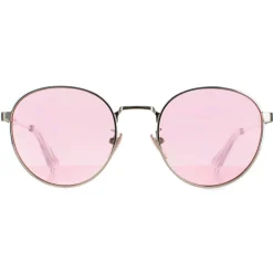 Police Round|Police^Sunglasses SPLA22 Lewis 01 0579 Shiny Palladium Pink