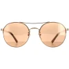 Police Aviator|Police^Sunglasses SPLA24 Lewis 03 8FCC Shiny Copper Gold Brown Mirror