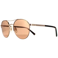Police Aviator|Police^Sunglasses SPLA24 Lewis 03 8FCC Shiny Copper Gold Brown Mirror