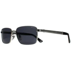 Police Rectangle^Sunglasses SPLA54 Origins 28 08H5 Matte Grey Grey Gradient 58mm