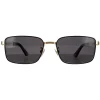 Police Polarised|Rectangle^Sunglasses SPLA54 Origins 28 301P Rose Gold Black Grey Polarize