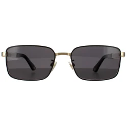 Police Polarised|Rectangle^Sunglasses SPLA54 Origins 28 301P Rose Gold Black Grey Polarize
