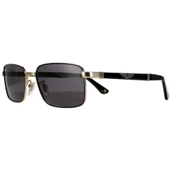 Police Polarised|Rectangle^Sunglasses SPLA54 Origins 28 301P Rose Gold Black Grey Polarize