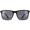 Police Square|Square^Sunglasses SPLA56 Record 1 1BUX Matte Grey Red Grey Mirrored