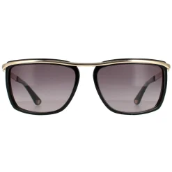 Police Rectangle|Police^Sunglasses SPLB45 Origins 39 0301 Black Rose Gold Grey Gradient