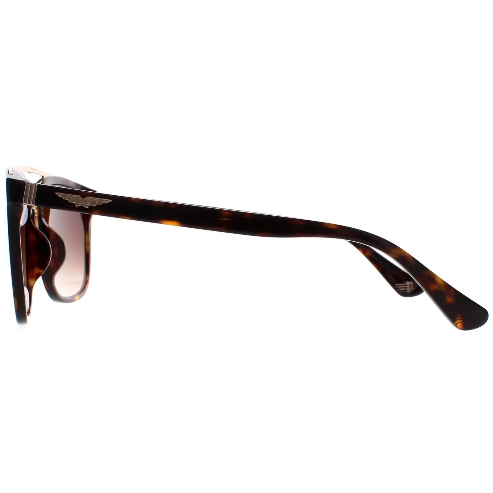 Police Square|Police^Sunglasses SPLB41 Origins 35 0722 Havana and Gold Brown Gradien