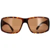 Police Rectangle|Police^Sunglasses SPLB46 Origins 40 0738 Havana Brown