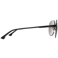 Police Aviator|Police^Sunglasses SPLB37 Synth 2 0304 Shiny Black Smoke Grey