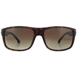 Police Rectangle|Police^Sunglasses SPLB39 Tailwind 4 0738 Matte Dark Havana Smoke Brown