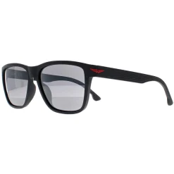 Police Polarised|Rectangle^Sunglasses SPLB38E Tailwind 3 6VPP Black Grey Polarized