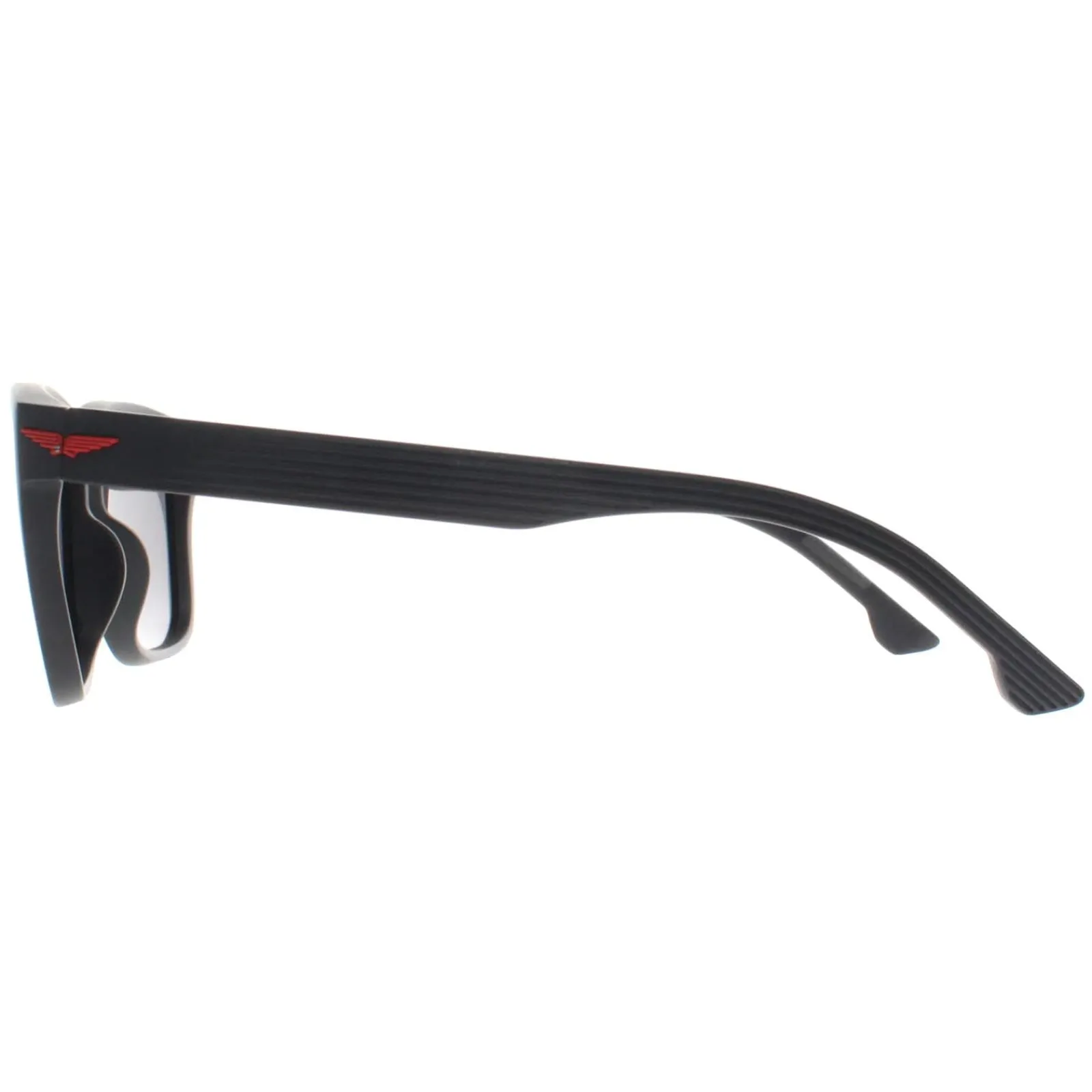 Police Polarised|Rectangle^Sunglasses SPLB38E Tailwind 3 6VPP Black Grey Polarized