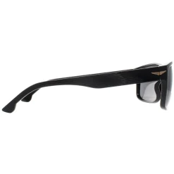 Police Polarised|Rectangle^Sunglasses SPLB39E Tailwind 4 ZV2P Black Grey Polarized