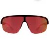 Police Semi Rimless|Police^Sunglasses SPLB47M Arcade 3 6VPX Matte Dark Grey Multilayer Red