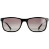 Police Rectangle|Police^Sunglasses SPLB40N Arcade2 700P Shiny Black Smoke Gradient Pola