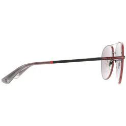 Police Aviator|Police^Sunglasses SPL777C Chief 1 8U6X Matte Black Smoke Mirror Silver