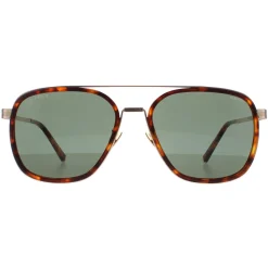 Police Aviator^Sunglasses SPLC49 Lewis 21 09HW Shiny Red Havana Green